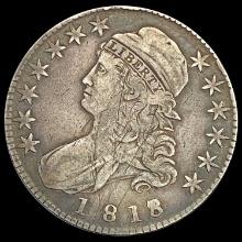 1818/7 Capped Bust Half Dollar NICELY CIRCULATED