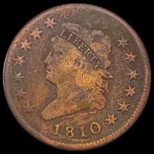 1810 Classic Head Large Cent NICELY CIRCULATED