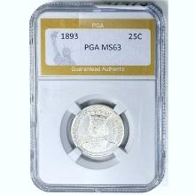 1893 Isabella Quarter PGA MS63