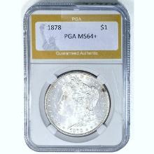 1878 Morgan Dollar PGA MS64+