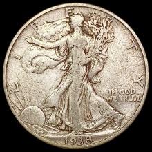 1938-D Walking Liberty Half Dollar NICELY CIRCULATED