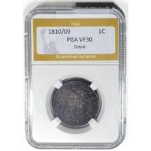 1810/09 Classic Head Large Cent PGA VF30