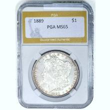 1889 Morgan Dollar PGA MS65