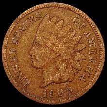 1908-S Indian Head Cent NICELY CIRCULATED