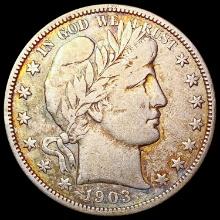 1903-O Barber Half Dollar LIGHTLY CIRCULATED