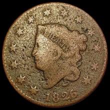 1826 Coronet Head Large Cent NICELY CIRCULATED