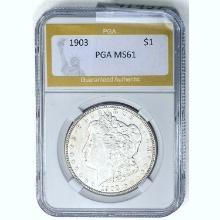 1903 Morgan Silver Dollar PGA MS61