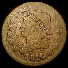 1810/09 Classic Head Large Cent LIGHTLY CIRCULATED
