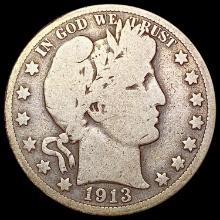 1913 Barber Half Dollar NICELY CIRCULATED