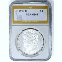 1900-O Morgan Dollar PGA MS65