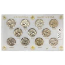 [11]1942-1945 U.S. Wartime Silver Nickles