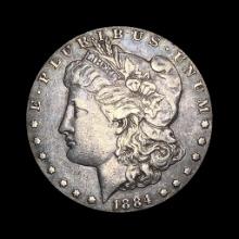 1884-S Morgan Silver Dollar CLOSELY UNCIRCULATED