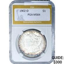 1902-O Morgan Dollar PGA MS64