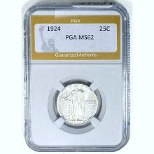 1924 Standing Liberty Quarter PGA MS62