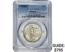 1938 Oregon Trail Half Dollar PCGS MS66