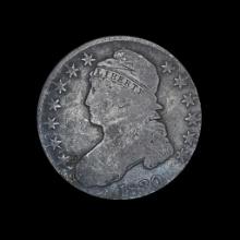 1830 Capped Bust Half Dollar NICELY CIRCULATED