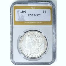1892 Morgan Dollar PGA MS62