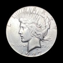 1927-S Peace Silver Dollar CLOSELY UNCIRCULATED