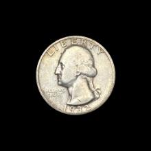 1932-S Silver Washington Quarter LIGHTLY CIRCULATED