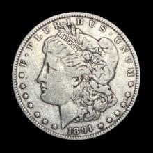 1891-O Silver Morgan Dollar LIGHTLY CIRCULATED