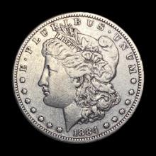 1884-S Silver Morgan Dollar LIGHTLY CIRCULATED