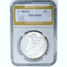 1903-O Morgan Silver Dollar PGA MS66