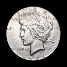 1926-S Silver Peace Dollar CHOICE AU