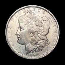 1901 Morgan Silver Dollar NEARLY UNCIRCULATED