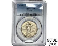 1938-S Oregon Trail Half Dollar PCGS MS66