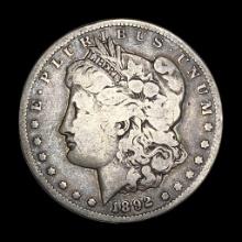 1892-CC Silver Morgan Dollar LIGHTLY CIRCULATED