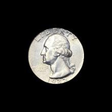 1932 Silver Washington Quarter GEM BU
