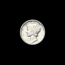 1920-D Mercury Dime CHOICE AU