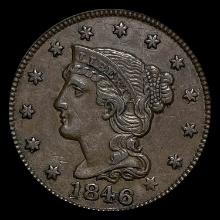 1846 Braided Hair Large Cent UNCIRCULATED