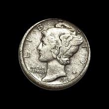 1918-D Silver Mercury Dime LIGHTLY CIRCULATED