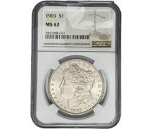 1903 Morgan Silver Dollar NGC MS62