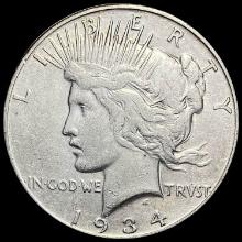 1934-S Silver Peace Dollar LIGHTLY CIRCULATED