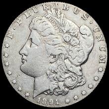 1891-CC Silver Morgan Dollar LIGHTLY CIRCULATED