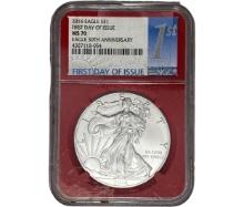 2016 Silver Eagle NGC MS70