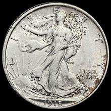 1918 Walking Liberty Half Dollar UNCIRCULATED