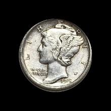 1918-D Mercury Dime NEARLY UNCIRCULATED