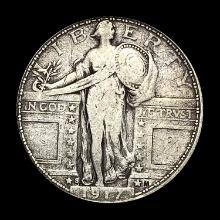 1917-S Type 1 Standing Liberty Quarter NICELY CIRCULATED