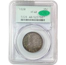 1820 Capped Bust Quarter PCGS XF40 CAC OGH PQ