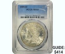 1885-O Morgan Silver Dollar  MS65