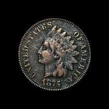 1875 Indian Head Cent LIGHTLY CIRCULATED