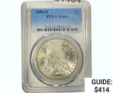 1885-O Morgan Silver Dollar  MS65