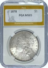 1878 Morgan Dollar PGA MS65