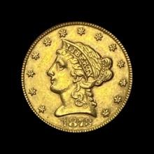 1878 Liberty Head $2.50 Gold Quarter Eagle UNCIRCULATED