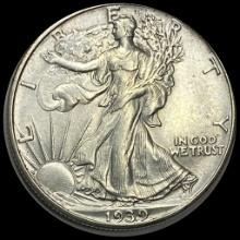 1939 Silver Half Dollar Walking Liberty UNCIRCULATED