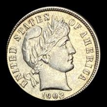 1902 Barber Dime CLOSELY UNCIRCULATED