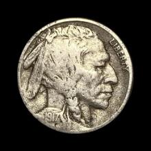 1917-S Buffalo Nickel LIGHTLY CIRCULATED